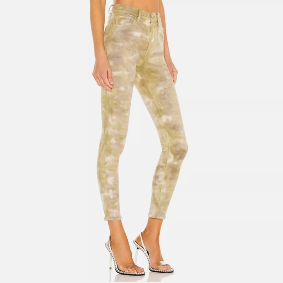 Hudson Barbara High Waisted Super Skinny Ankle Sage Fatigue Size 31 - Picture 2 of 16